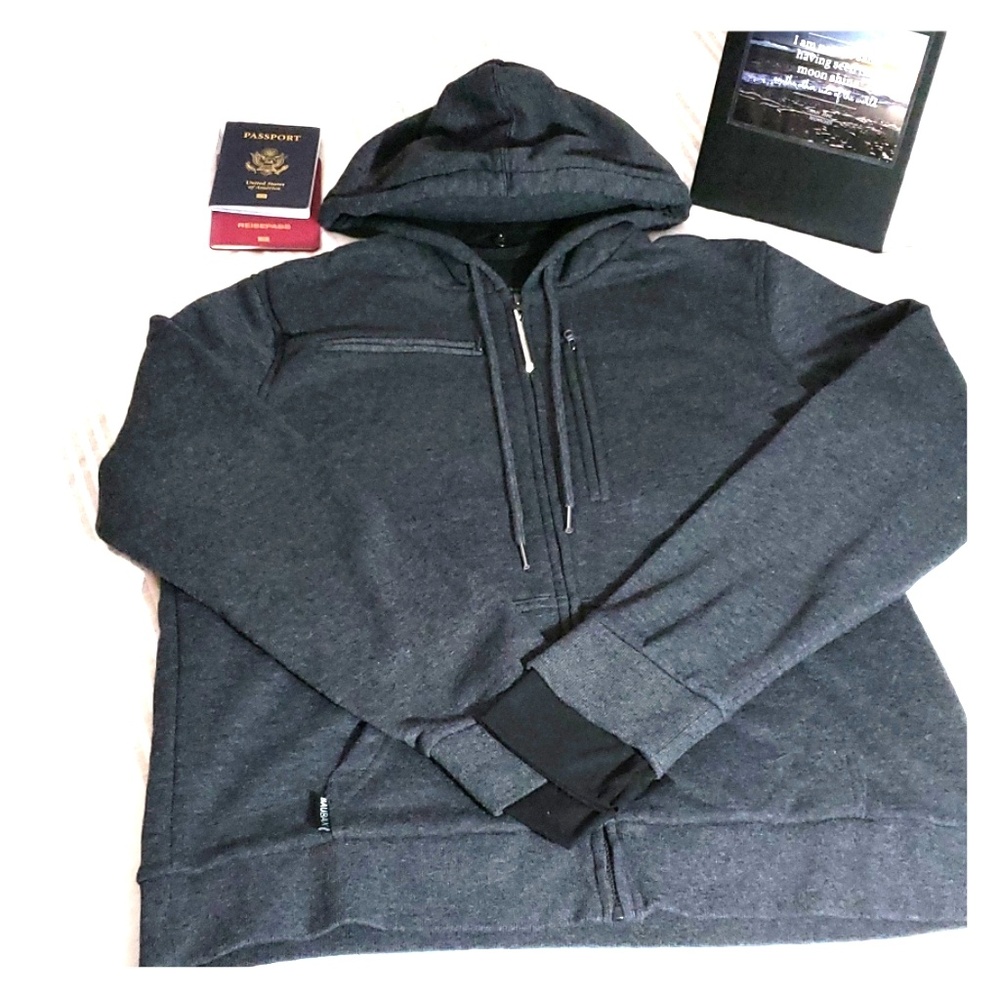 Baubux Travel Jacket, Charcoal, XXL